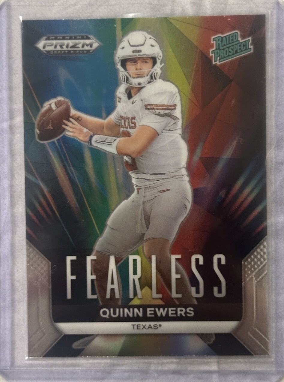 2024 Panini Prizm Draft Picks FEARLESS QUINN EWERS RC