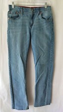 Levi's 514 Jeans Straight Fit Adjustable Waist Med Wash Blue 18R 29 x 31  12836