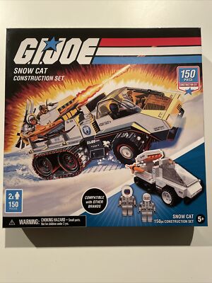 GI Joe Snow Cat Construction Set (150 pieces) 2 Figures Included