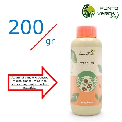 Newpharm STARBUGS 200 gr insetticida a base di estratto di caffe