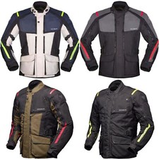 Modeka Hommes Moto Veste Varus - Étanche Touring 3 IN 1 Avec Protecteurs