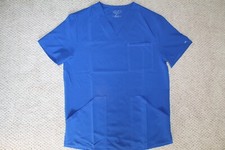 NWOT Cherokee Allura Mens Modern Scrub Top Size Small Galaxy Blue Style CKA686