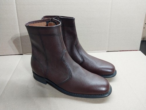 Vintage Miracle Tread Men's Leather Ankle Boots Brown Size 9D 987 - Picture 2 of 6