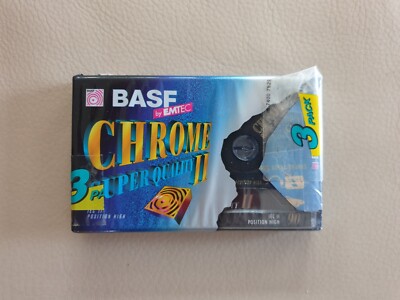 BASF 90 by Emtec Chrome Super Quality Audio-Cassette neu & OVP