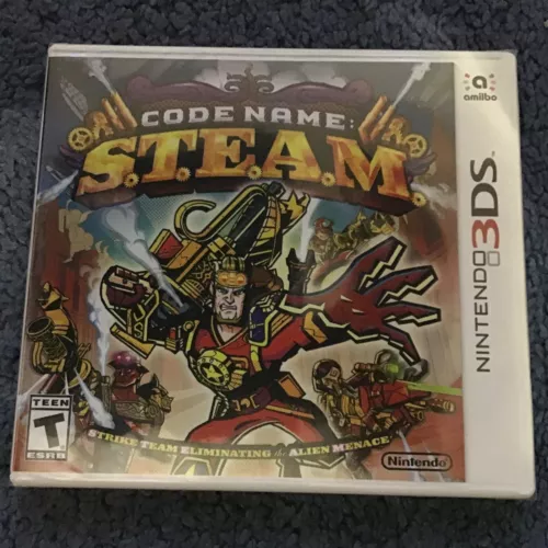 CODE NAME S.T.E.A.M. 3DS FACTORY SEALED   ***FREE FAST SHIP***