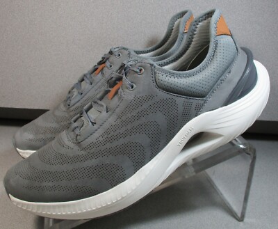 259349 MS50 RT1 LUXE MEN'S SHOES 10.5 M GRAY NUBUCK LACE UP BY JOHNSTON & MURPHY