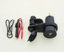 Power Port Lighter Handlebar-Mount Socket Emgo J&P  Wiring For Motorcycle ATV X1