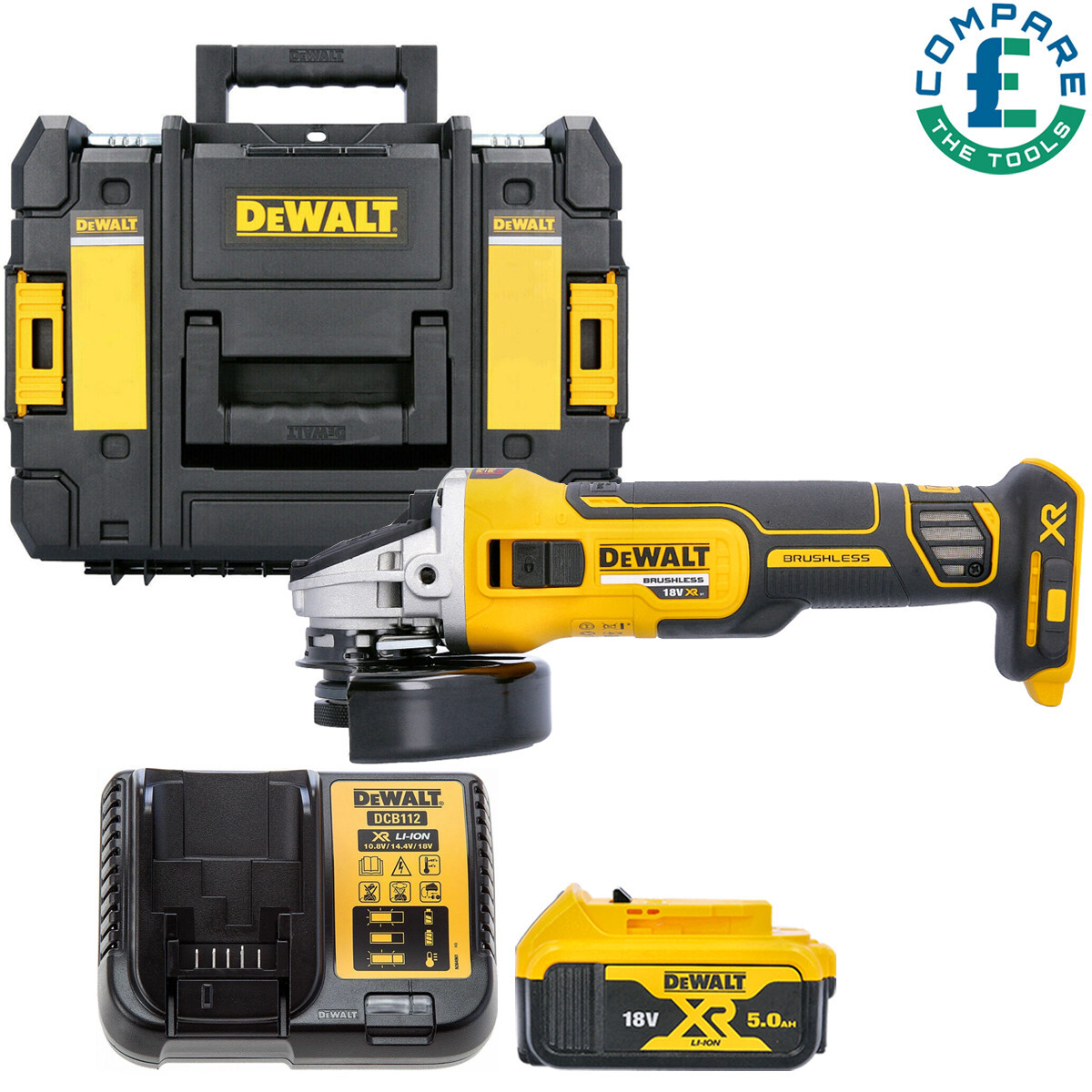 Dewalt Power Tools Dewalt Dcg405n Xr Brushless Grinder 125Mm 18V Dcg405n-Xj - Image 35