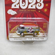 1:64 Greenlight  2023 Year of The Rabbit Volkswagen Type 2 Panel Van Model 