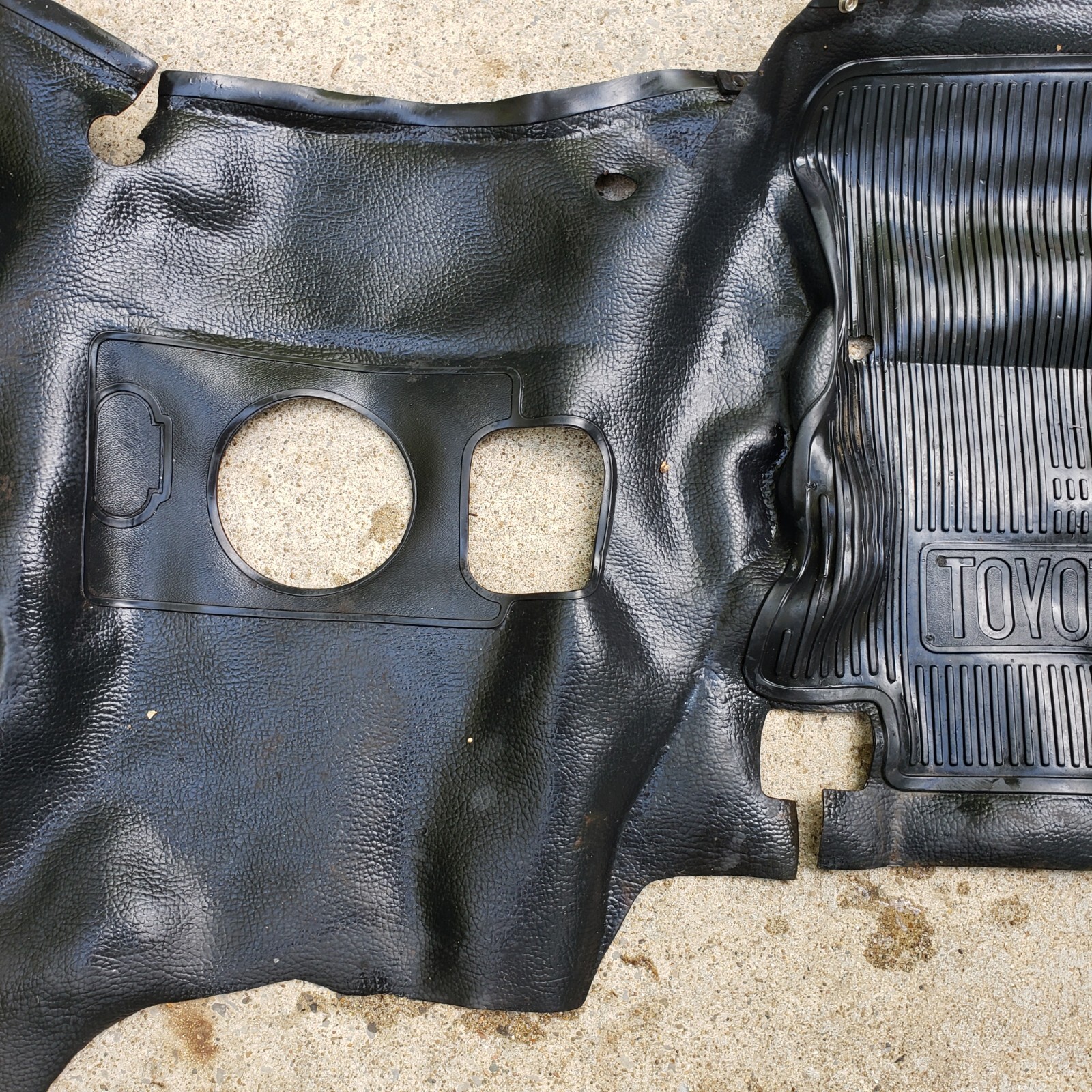 Front OEM Floor Mat for '73 to '78 Toyota Land Cruiser FJ40 eBay