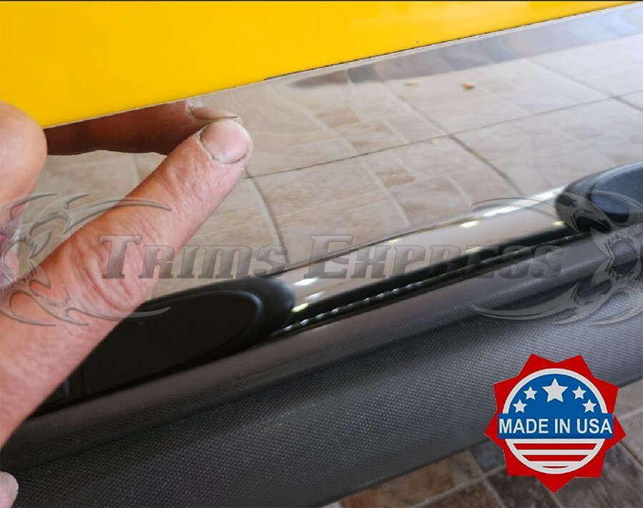 2005-2010 Hummer H3 Chrome Stainless Steel Rocker Panel Trim Cover 5 1/ ...