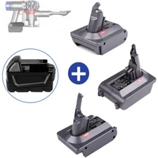 Battery Adapter For Milwaukees 18V Li-ion Battery To for Dyson V6 V7 V8 Cleaner
