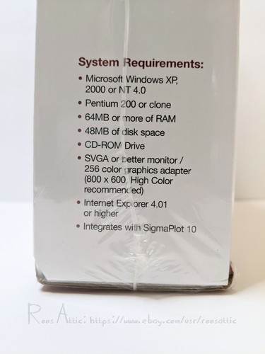 SYSTAT SigmaStat 3.5 Advisory Statistics for Scientist: Windows XP 2000 NT (NEW) - Picture 7 of 9