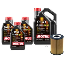 Wix Filter & Motul 8L 8100 X-Cess Gen2 5W40 Engine Oil Change Kit For 911 Macan