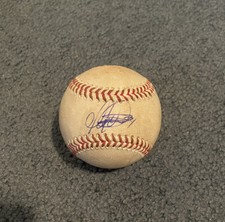 Martin Perez Autographed Baseball Pirates Texas Rangers San Diego Padres