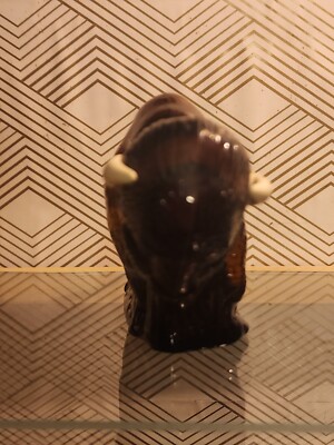 Avon AMERICAN BUFFALO figurine bottle & box WILD COUNTRY Scent -full- old 1970's