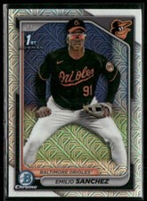 2024 Bowman Chrome Mojo Refractor Emilio Sanchez # BCP-241 Orioles
