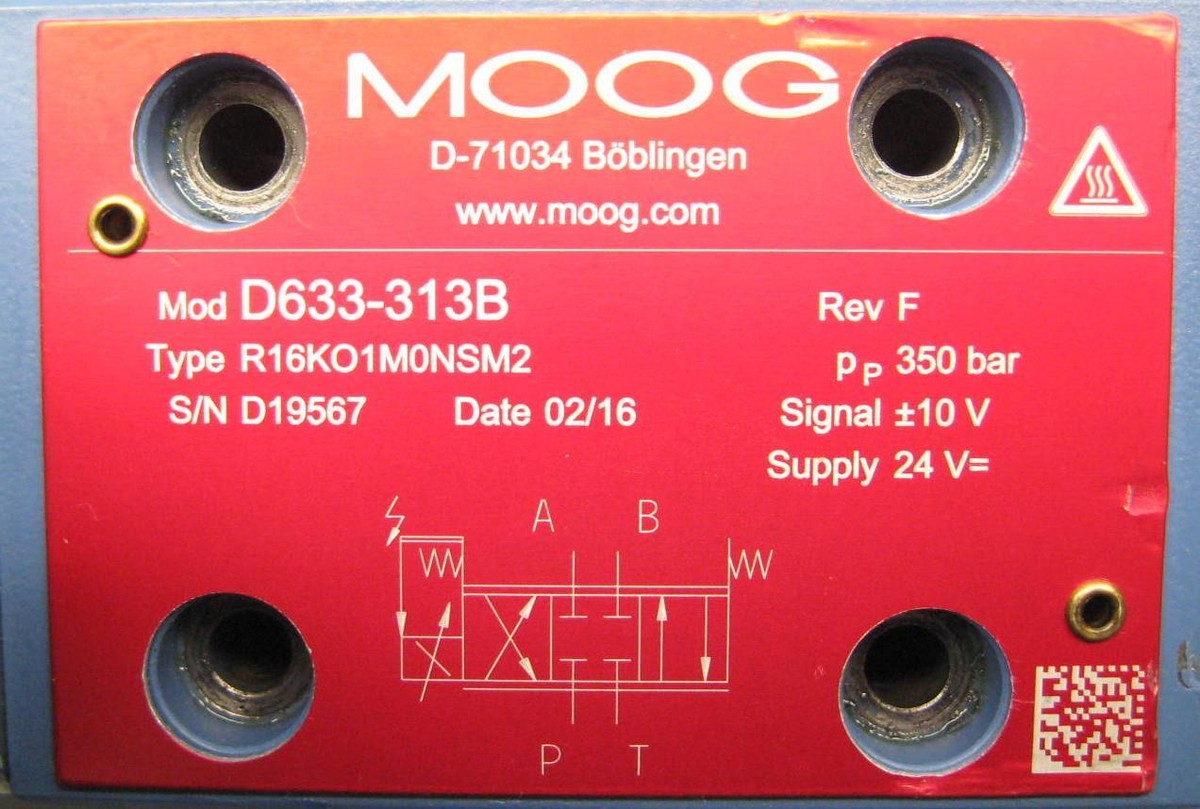 Moog D633-313B Valve R16KO1M0NSM2 Rebuilt/ 12 Month Warr Moog D633-313B Valve R16KO1M0NSM2 Rebuilt/ 12 Month Warr