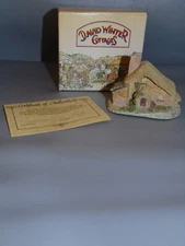 David Winter Drovers Cottage In the Country Collection Original Box and COA 1982
