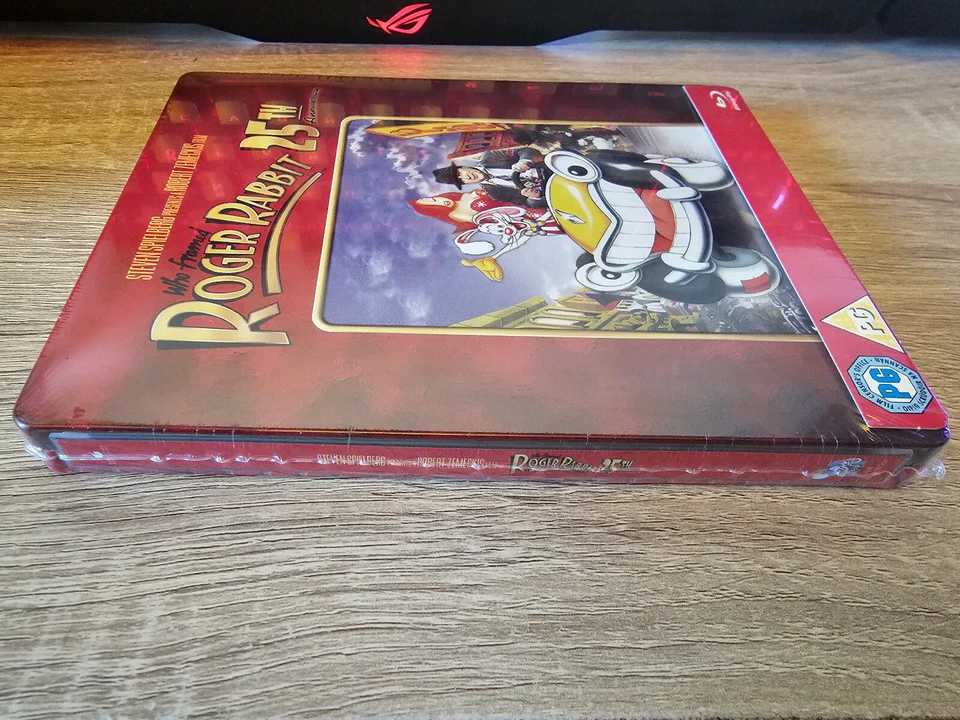 Who Framed Roger Rabbit 25th Anniversary Blu Ray Steelbook (Zavvi) (New & Sealed - Image 3 of 4