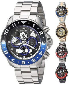 Invicta-Disney-Limited-Edition-Men-039-s-44mm-Chronograph-Watch-Choice-of-Color