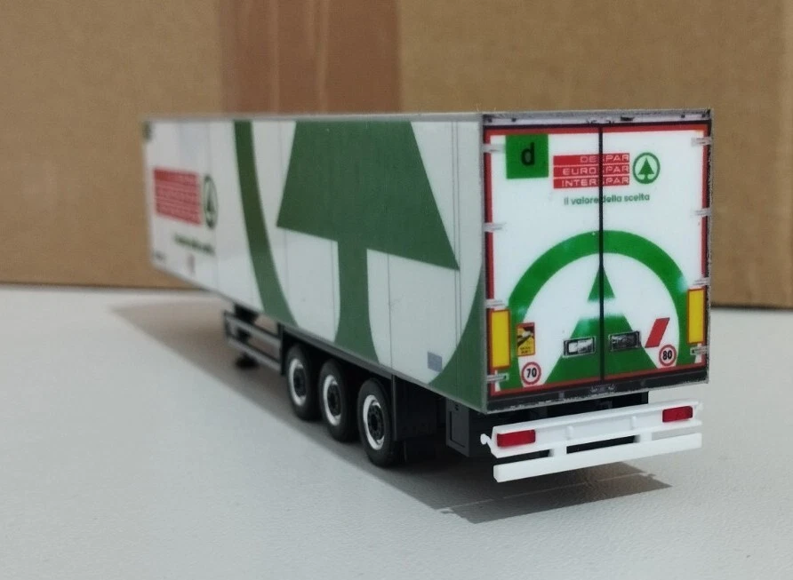 Grafica Despar-Euro e Interspar frigo Isokit semirimorchio 1/87 - Immagine 2 di 2