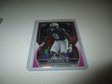 Joey Porter Jr. 2022 1st Bowman Chrome U Pink Refractor RC #79