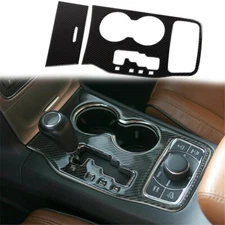 Real Carbon Center Gear Shift Panel Cover Trim for Jeep Grand Cherokee 2011-2013