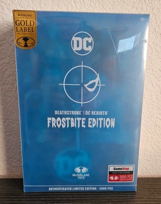 DC Multiverse Deathstroke Gold Label DC Rebirth Frostbite Edition Exclusive