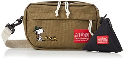 Manhattan Portage Shoulder Bag The mulberry PEANUTS FW2022 Khaki