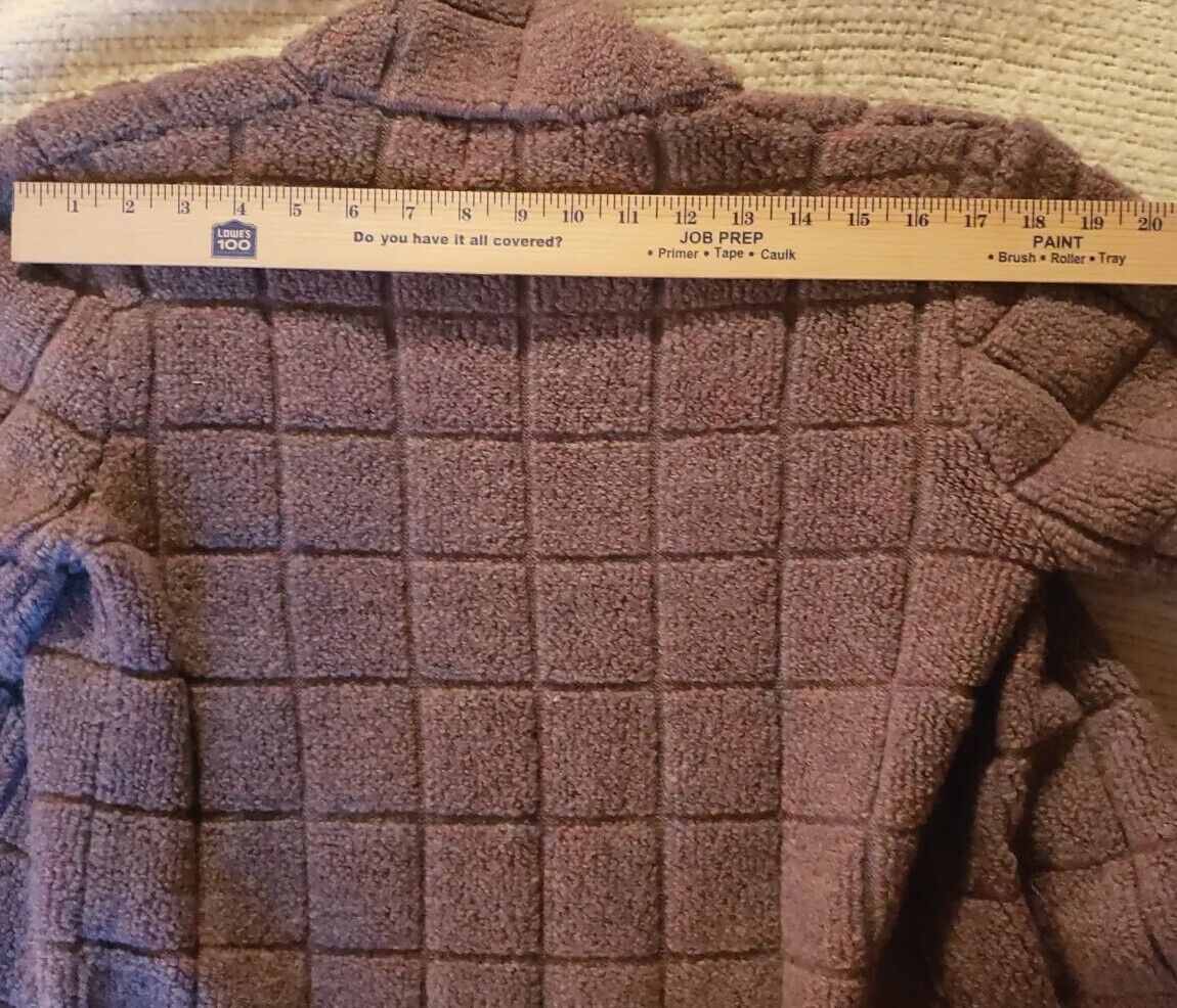 VTG  P.G.E. Women's Wool Blend  Cardigan Sweater Sz Med. Heavy. Very Unique! EUC