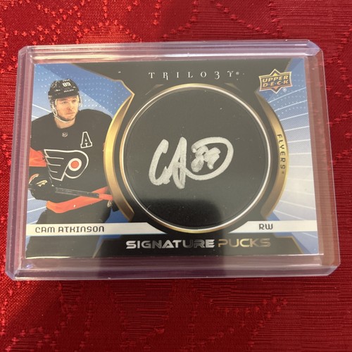 2023-24 Upper Deck Trilogy - Signature Pucks #SP-CA Cam Atkinson