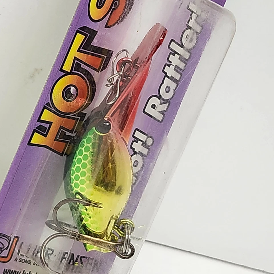 Señuelo de pesca pirata verde dorado Luhr Jensen Hot Shot 35 Sonajero 5434-035-0922 Foto 2 de 4