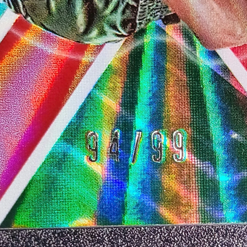 Numbered #/99 Bill Russell 2021-22 NBA Donruss Power In The Paint Holo Laser #6 - Image 2 of 3