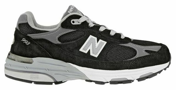 Size 9 - New Balance 993 Black White 