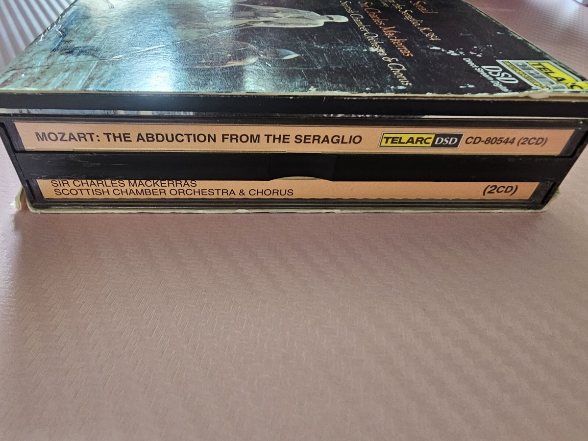 Mozart - The Abduction from the Seraglio, Yelda Kodalli, Sir Charles Mackerras. 2xCD Telarc Digital – CD-80544 (Promo.) Mozart - The Abduction from the Seraglio, Yelda Kodalli, Sir Charles Mackerras. 2xCD Telarc Digital – CD-80544 (Promo.)