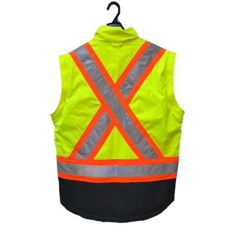 Work King Men's S42611 High Visibility 5-in-1 Safety System Jacket / Parka L - Picture 9 of 11