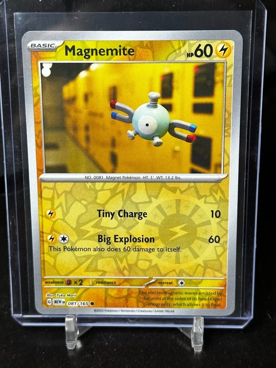 magnemite pokemon card price Reverse Holo Magnemite 081/165 Common Scarlet and Violet 151 Pokemon TCG