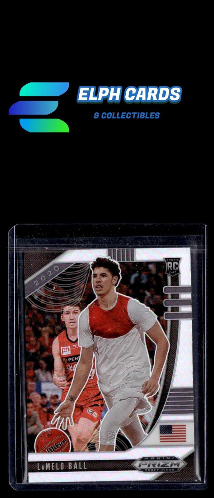 2020 Panini Prizm Draft Picks Collegiate #43 LaMelo Ball Silver