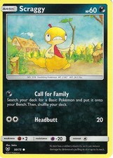50/73 scraggy Common: Pokemon Trading Card Game Shining Legends