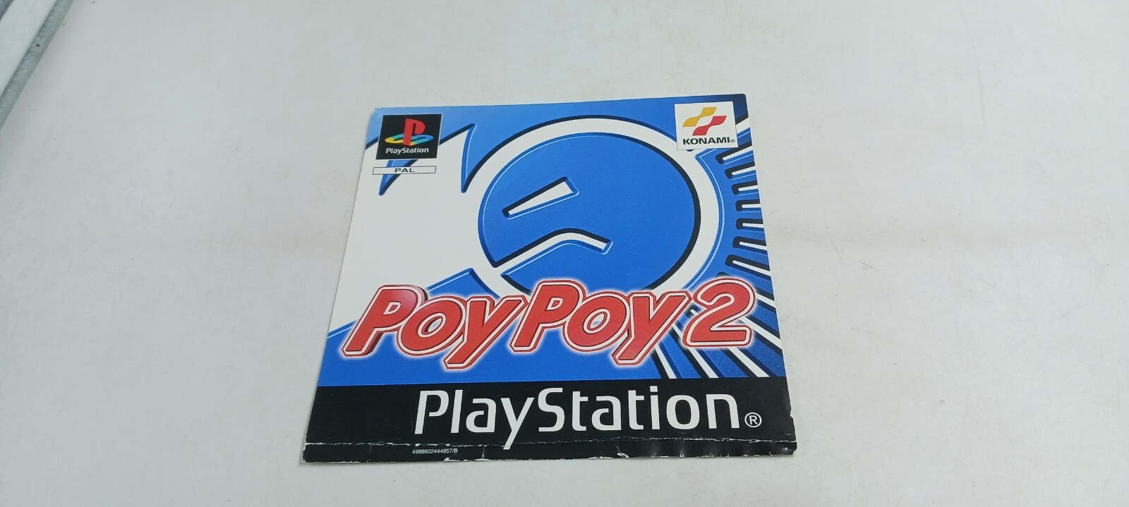 Jaquette avant officielle Sony Playstation 1 PS1 Poy Poy 2