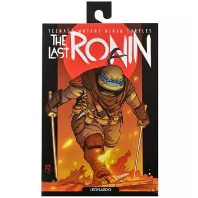 NECA Leonardo The Last Ronin Teenage Mutant Ninja Turtles 7'' Action Figure TMNT
