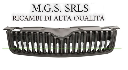 GRIGLIA RADIATORE, MASCHERINA,CALANDRA ANTERIORE PER SKODA FABIA 04/10-12/14 - Foto 3 di 6