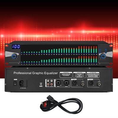 Professional Digital Graphic Equalizer Dual 31 Band Spectrum Display für Audio