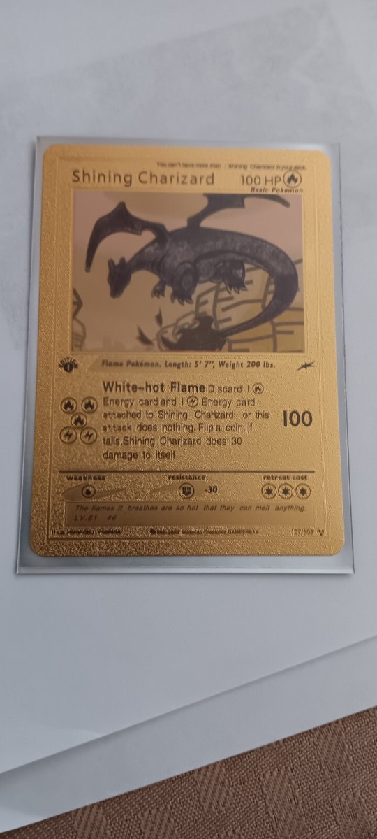 ポケモンカードゲーム Shining charizard Old Back 1st Edition pokemon shining Charizard 1st edition Card | eBay