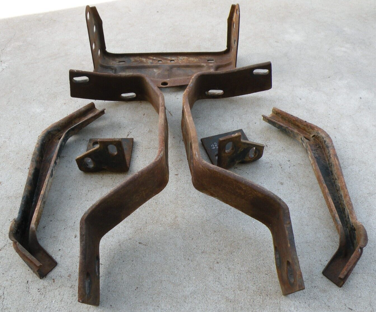 1962 Cadillac CAD OEM Front Bumper Mounting Brackets Support | OE