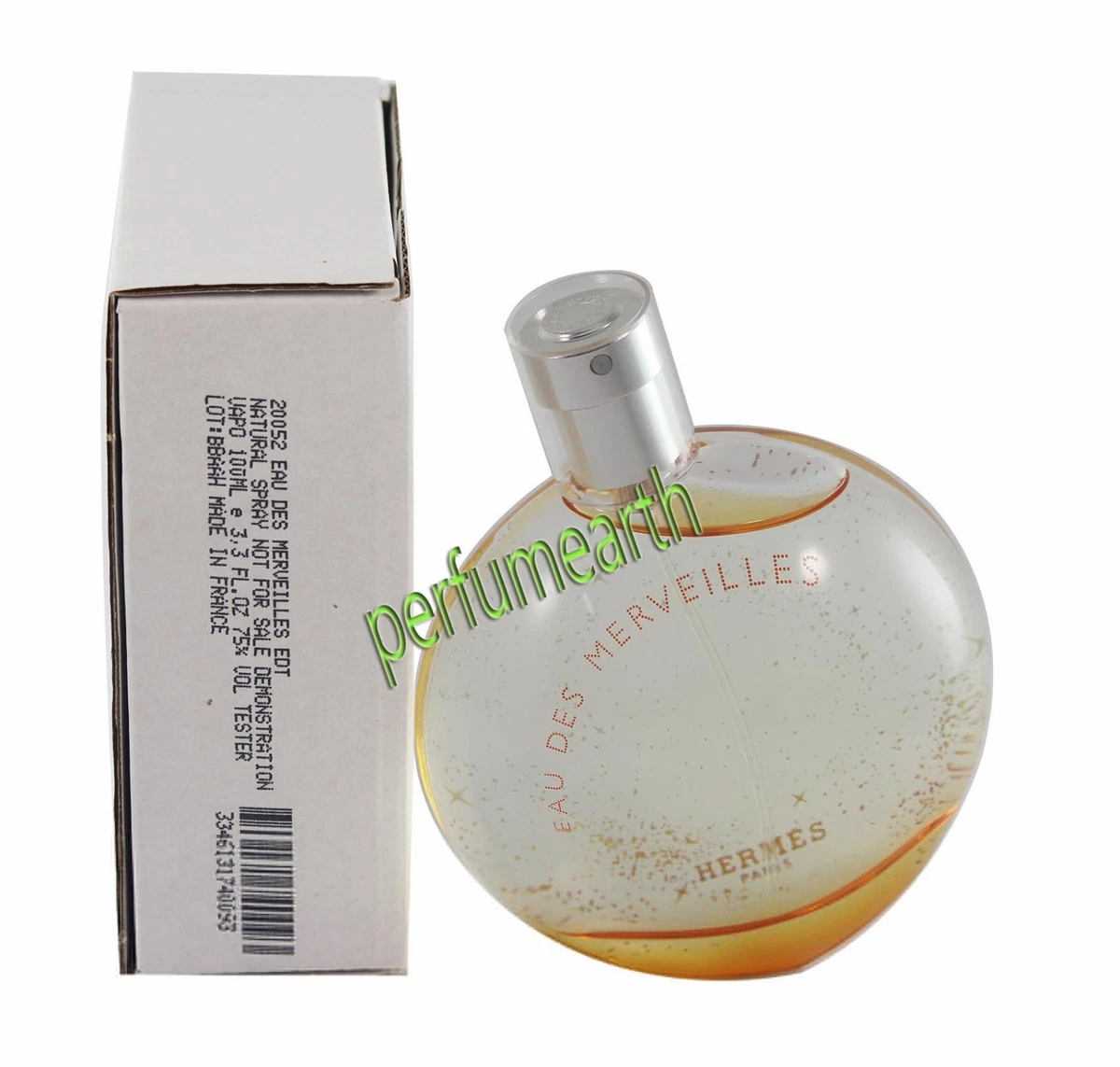 Eau Des Merveilles By Hermes 3.3 3.4oz. Edt Spray For Women New