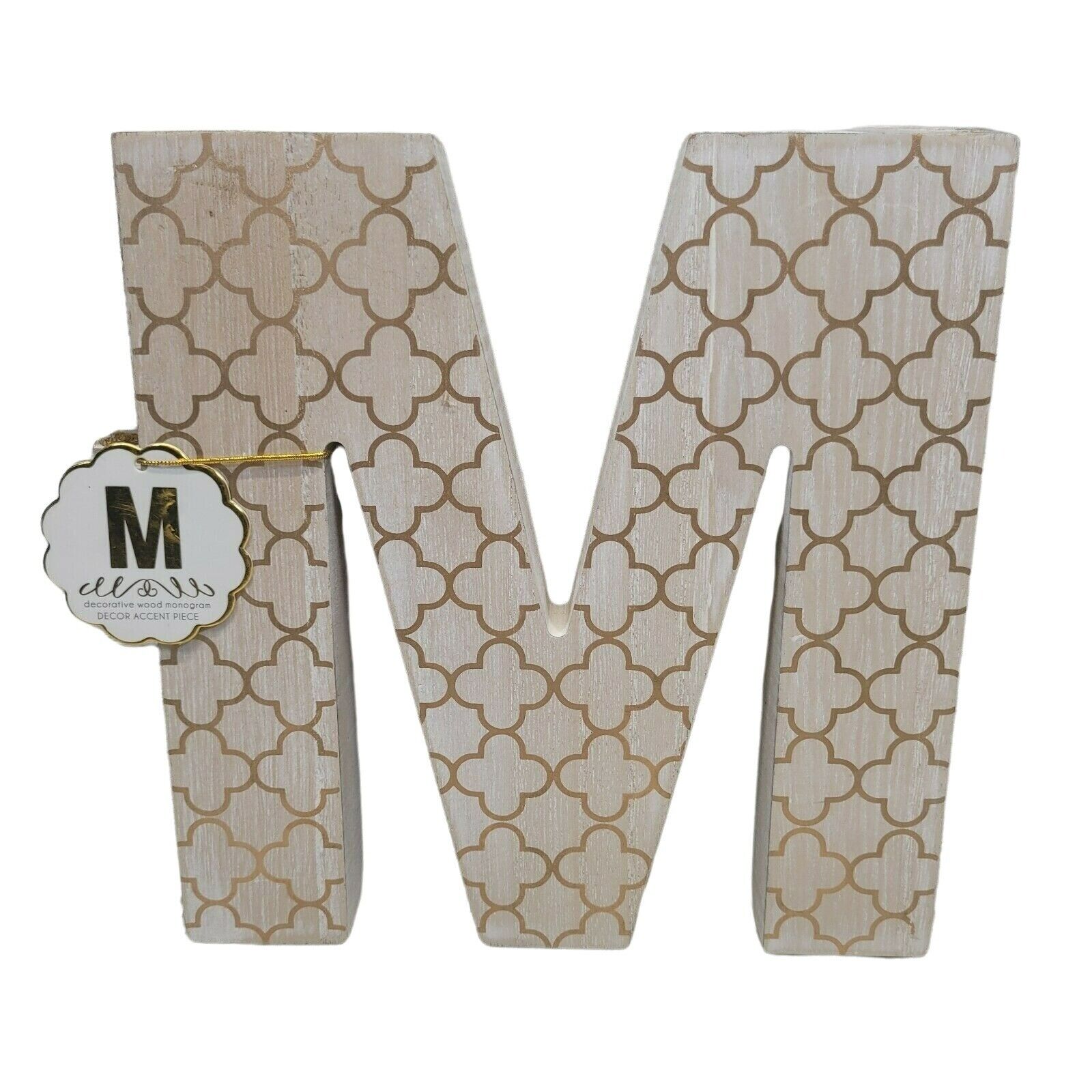 Wooden Monogram Alphabet Letters Letter M Crafts Wall Decor Magnet | eBay