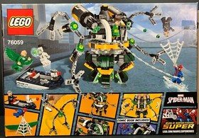 Lego Marvel Super Heroes 76059 EMPTY BOX ONLY Spiderman Doc Ocks Tentacle Trap