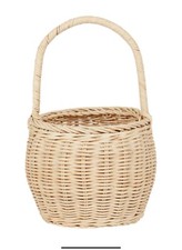 NEW Olli Ella Rattan Big Berry Basket in Straw